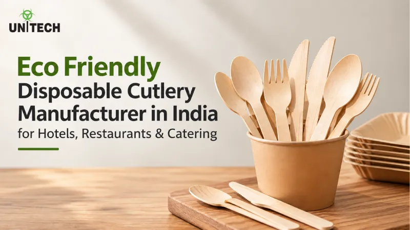 Eco Friendly Disposable Cutlery Manufacturer in India for Hotels, Restaurants & Catering