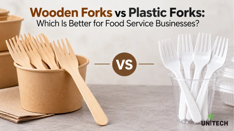 Wooden Forks vs Plastic Forks: Which Is Better for Food Service Businesses?